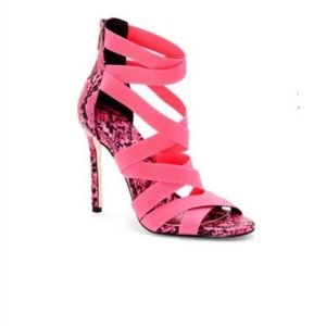 BRAND NEW NEVER WORN IN BOX Jessica Simpson Jyra Strappy Snakeskin Heels